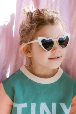 Tinycottons Truien & Vesten | Truien & Vesten^Color block sweatshirt | Emerald |