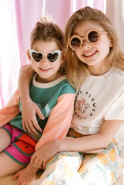 Tinycottons Truien & Vesten | Truien & Vesten^Color block sweatshirt | Emerald |