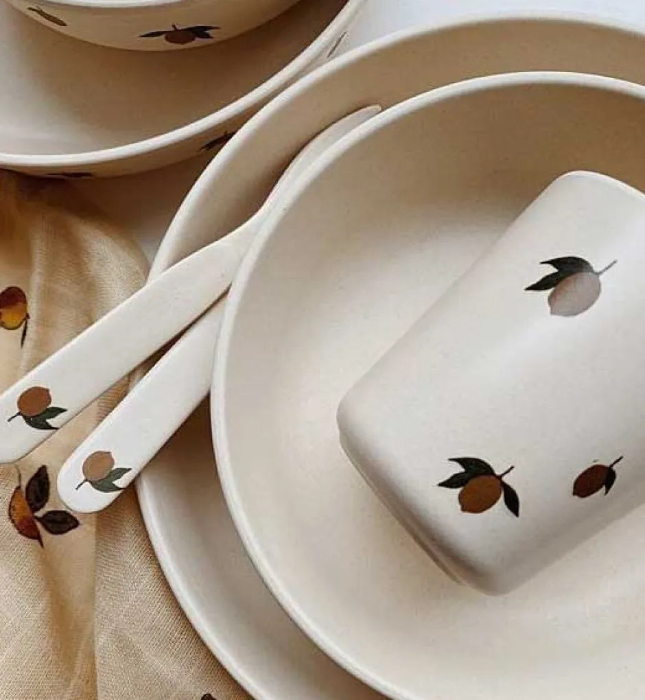 Konges Slojd Kinderservies^Dinner set | Lemon |