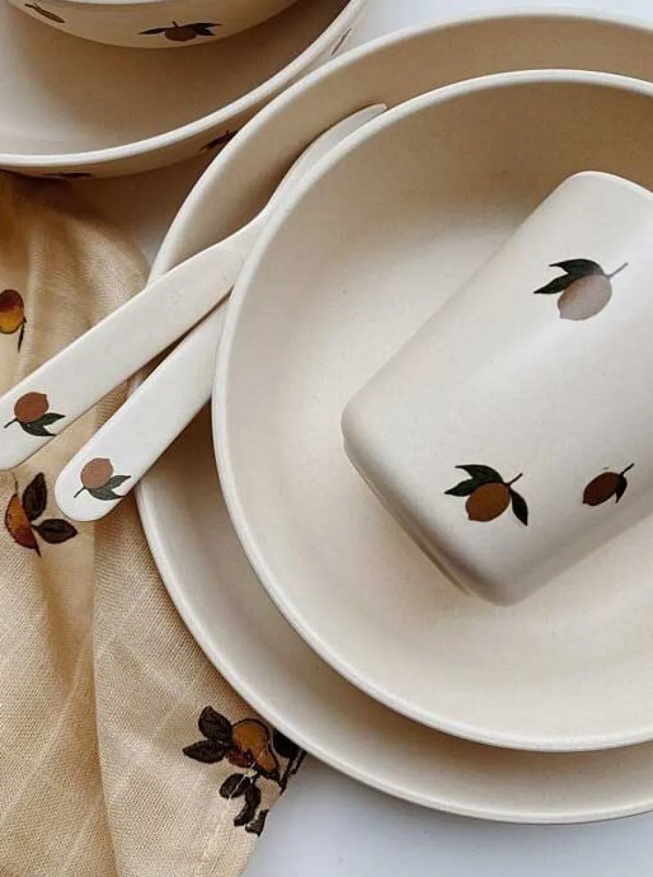 Konges Slojd Kinderservies^Dinner set | Lemon |