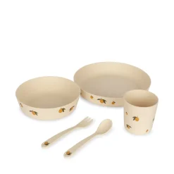 Konges Slojd Kinderservies^Dinner set | Lemon |