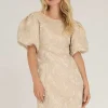 DAMES A-view Jurken^Dress Aria | Sand |