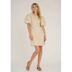 DAMES A-view Jurken^Dress Aria | Sand |