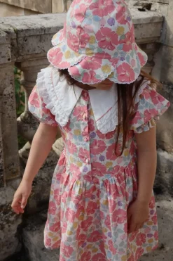 DAMES Konges Slojd Jurken & Salopettes | Jurken^Dress coeur collar gots | Fleur anglaise |