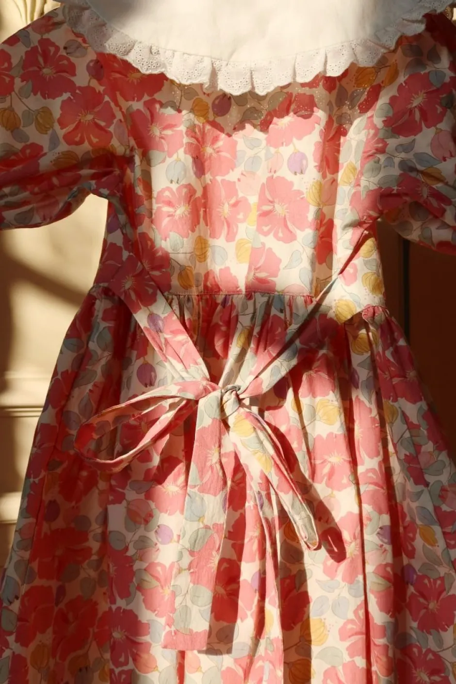 DAMES Konges Slojd Jurken & Salopettes | Jurken^Dress coeur collar gots | Fleur anglaise |