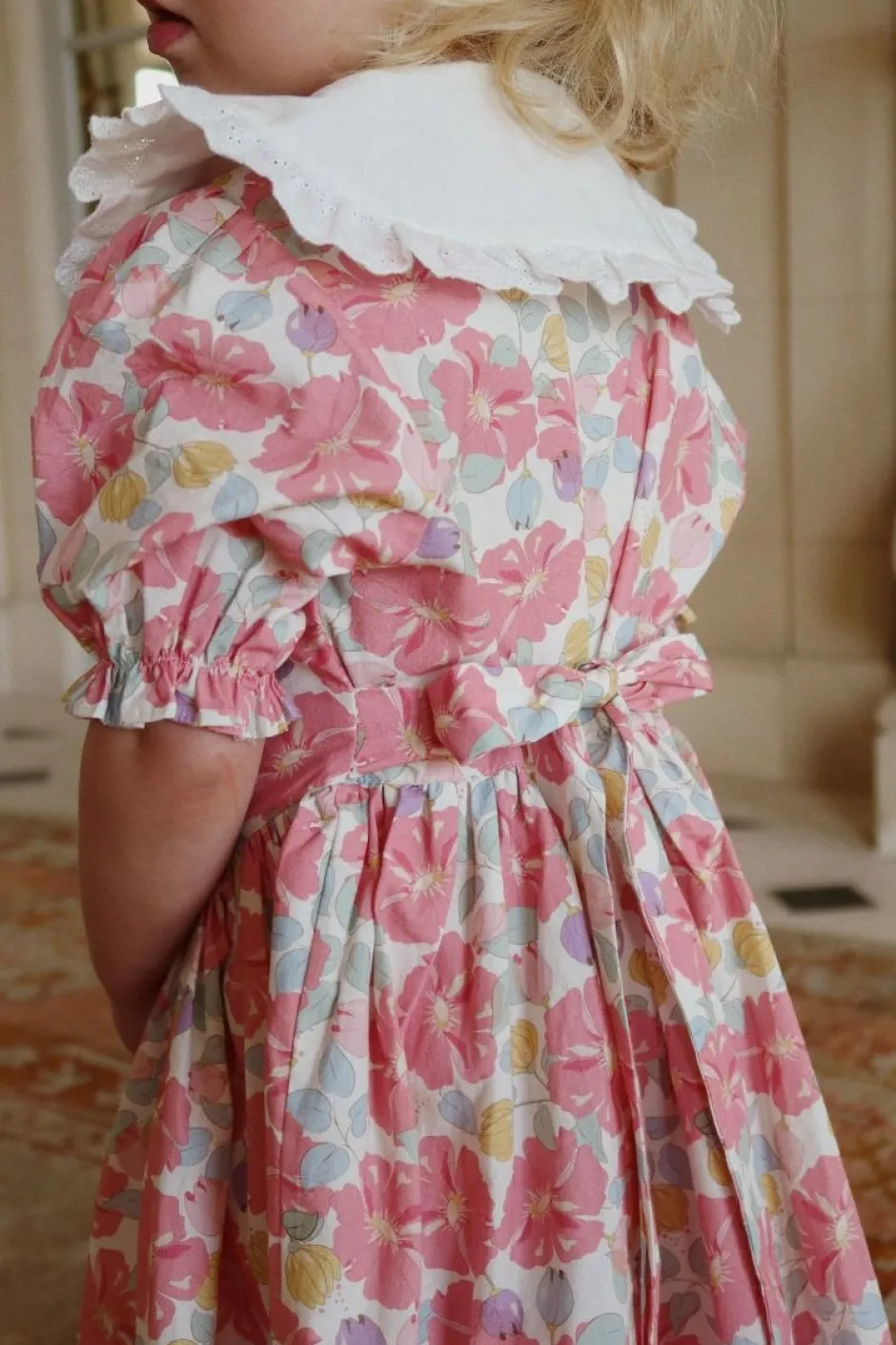 DAMES Konges Slojd Jurken & Salopettes | Jurken^Dress coeur collar gots | Fleur anglaise |