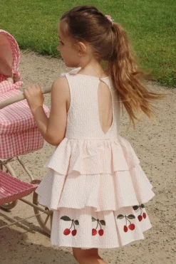 DAMES Konges Slojd Jurken & Salopettes | Jurken^Dress Ellie gots | Peony stripe |