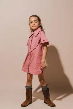 DAMES Labo de Colores Jurken & Salopettes | Jurken^Dress Lucia | Pink mulberry |