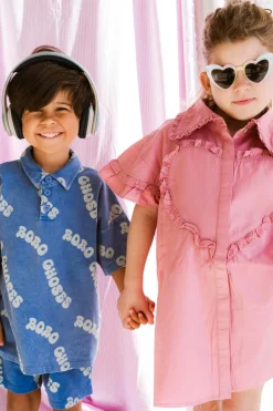 DAMES Labo de Colores Jurken & Salopettes | Jurken^Dress Lucia | Pink mulberry |