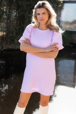 DAMES Bô-Dôme Jurken^Elisa dress | Relieve lila |