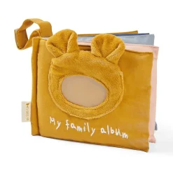 Fabelab Open Ended Speelgoed^Fabric book my family album | Ochre |