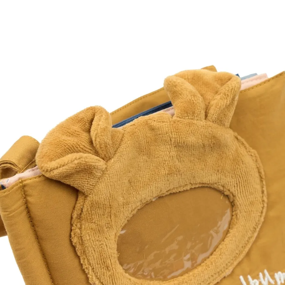 Fabelab Open Ended Speelgoed^Fabric book my family album | Ochre |