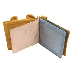 Fabelab Open Ended Speelgoed^Fabric book my family album | Ochre |