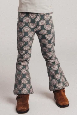 DAMES Baje Studio Broeken & Leggings | Broeken^Flare legging Luzia | Blue steel |