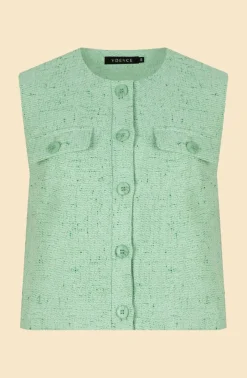 DAMES Ydence Co-ords | Blazers & Gilets^Gilet Amanda | Green |