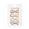 Rockahula Haaraccessoires^Haarklemmen flora linen mini bow | 4 stuks |
