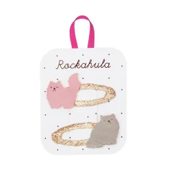 Rockahula Haaraccessoires^Haarknipjes sour puss persian cat | 2 stuks |