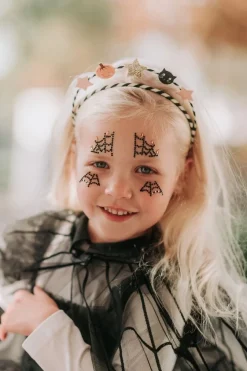 Konges Slojd Haaraccessoires^Halloween face jewels | Black |