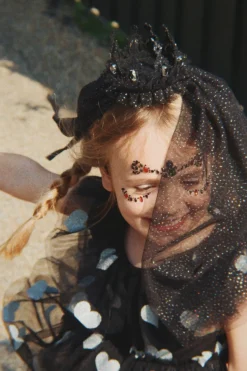 Konges Slojd Haaraccessoires^Halloween face jewels | Red/black |