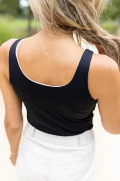 DAMES Nukus Tops^4-in-1 Top Jolie | Zwart/zand |