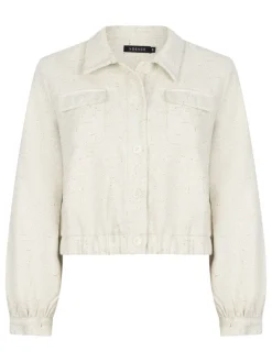 DAMES Ydence Co-ords | Jacks & Jassen^Jacket Jinte | Ecru |