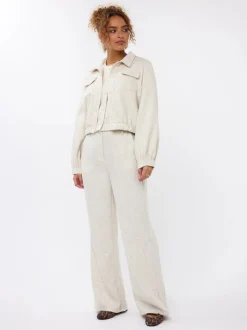 DAMES Ydence Co-ords | Jacks & Jassen^Jacket Jinte | Ecru |