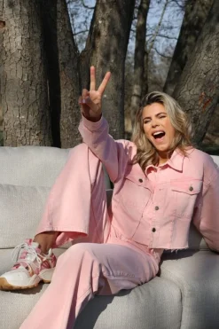 DAMES Harper u0026 Yve Co-ords | Jacks & Jassen^Jacket Willow | Bittersweet pink | Harper & Yve