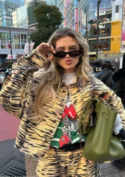 DAMES Harper u0026 Yve Jacks & Jassen^Jacket Willow | Trashy tiger yellow | Harper & Yve