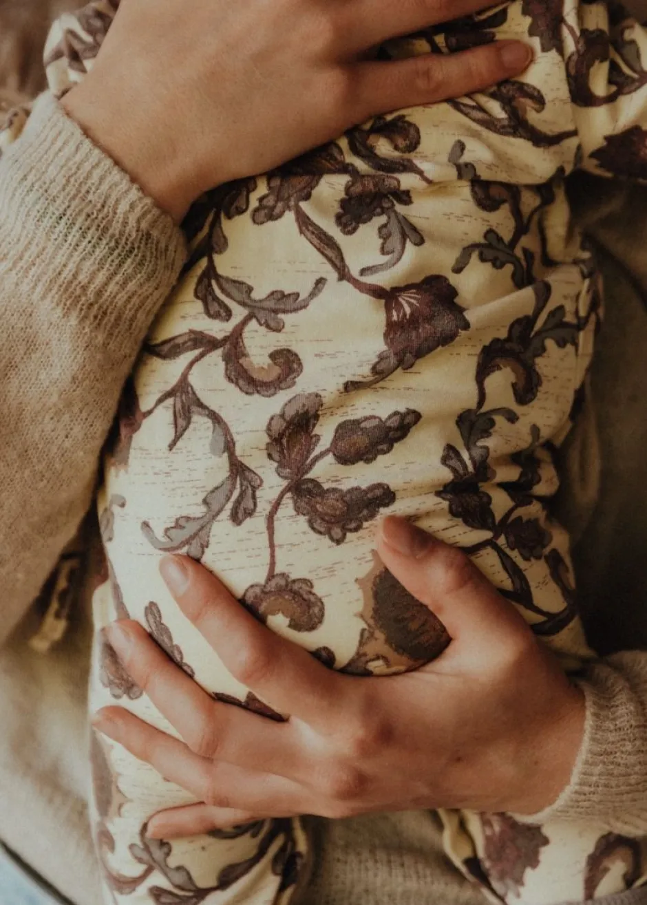 Baje Studio Boxpakjes^Jersey boxpakje Linny | Creme all over print |