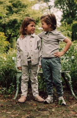 DAMES Baje Studio Broeken & Jeans | Broeken^Jersey pants Rio | Blue ocean |