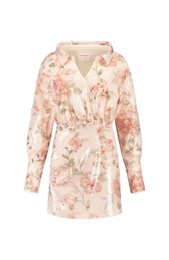 DAMES Studio Amaya x Poespas Jurken^Jurk Pretty Woman | Pink sequin bouquet |