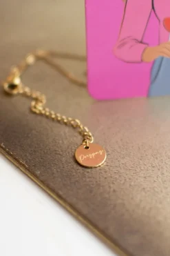 DAMES WAUW Fashion Sieraden | Snøpskes^Ketting five tiny hearts | Goud | Studio Poespas