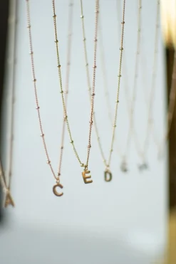 DAMES Orelia Sieraden^Ketting Initial | Goud |