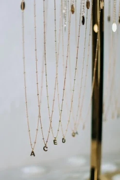 DAMES Orelia Sieraden^Ketting Initial | Goud |