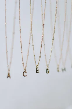 DAMES Orelia Sieraden^Ketting Initial | Goud |