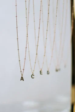 DAMES Orelia Sieraden^Ketting Initial | Goud |