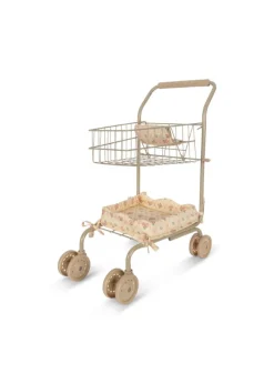 Konges Slojd Poppen & Accessoires | Educatief Speelgoed^Kids shopping cart | Fleur decor |