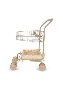 Konges Slojd Poppen & Accessoires | Educatief Speelgoed^Kids shopping cart | Fleur decor |