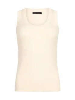 DAMES Ydence Basics | Tops^Knitted top Keely | Ecru |
