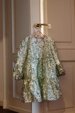 DAMES Konges Slojd Jurken & Salopettes | Jurken^Lila sequins dress | Green |