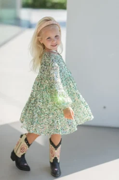 DAMES Konges Slojd Jurken & Salopettes | Jurken^Lila sequins dress | Green |