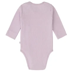 Lässig Rompers^Longsleeve body | Ribbed lavender |