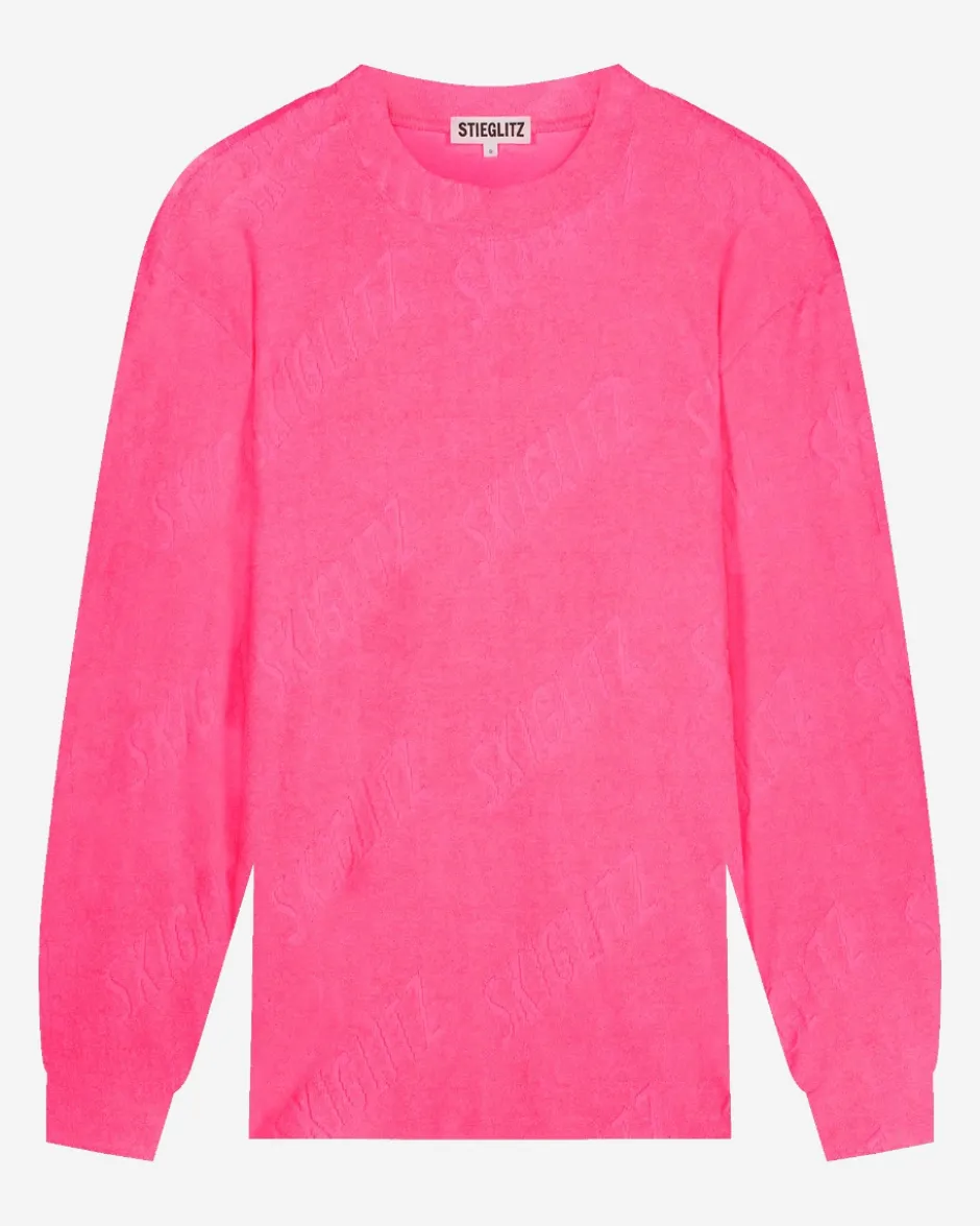 Stieglitz Truien & Vesten | Truien & Vesten^Longsleeve Frieda Terry | Pink |