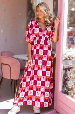 DAMES Studio Poespas Jurken^Maxi dress Kim   | Multicolor | Je m鈥檃ppelle x Poespas