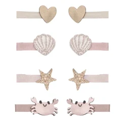 Mimi u0026 Lula Haaraccessoires^Mini Clips | Cecil Crab | 8 stuks | Mimi & Lula