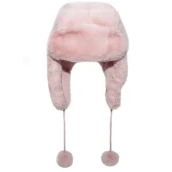 Poespas Hoeden & Petten | Mutsen, Sjaals & Handschoenen^Muts dusky teddy pink | 7-10 jaar | Rockahula