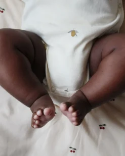 Konges Slojd Rompers^Newborn body gots | Lemon |