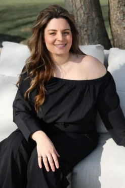 DAMES Refined Department Co-ords | Blouses^Off-shoulder blouse Montana | Black |