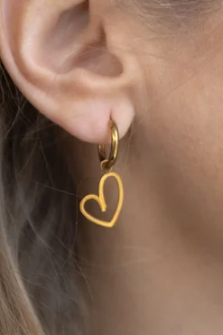 DAMES WAUW Fashion Sieraden^Oorbellen lots of love | Goud
