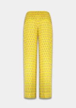 DAMES Poespas Broeken^Pants Alexis | Hearts bouquet lime | Harper & Yve